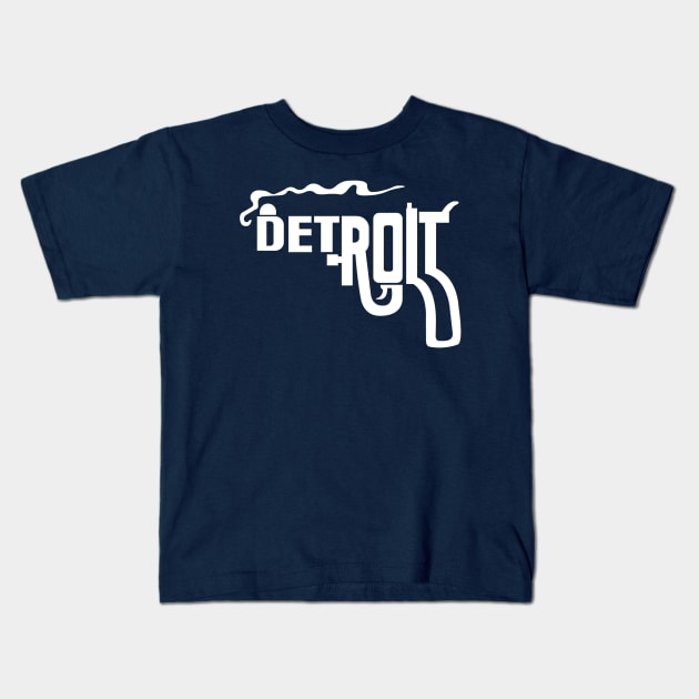 Mac Detroit Kids T-Shirt by Sunny Legends